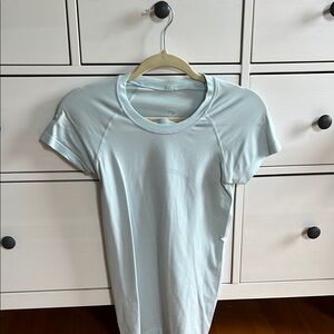 Lululemon Athletica Green Fitted Short Sleeve T-Shirt
